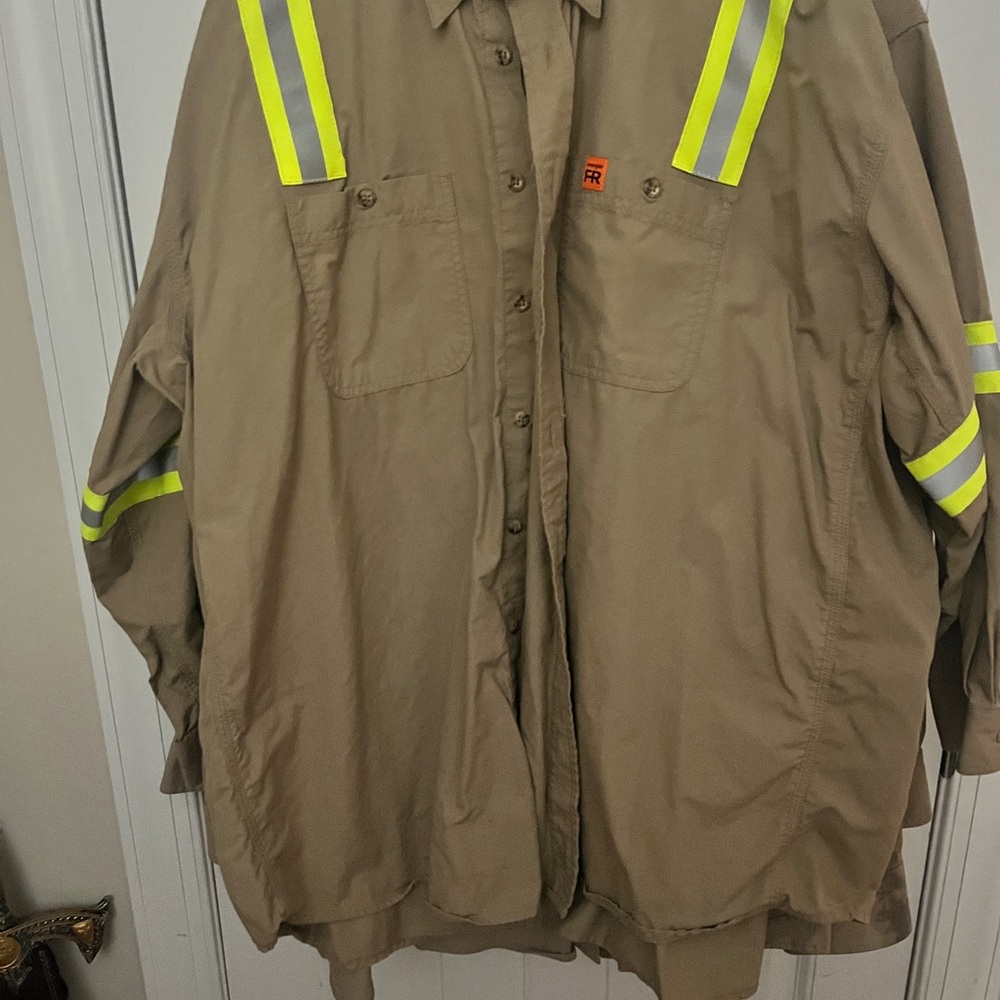 DOT Tan Reflective Work Shirts
